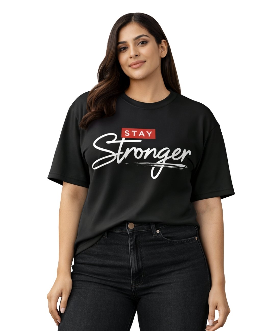 LURI Supima Cotton Unisex Oversized T-Shirt – Stay Stronger Edition