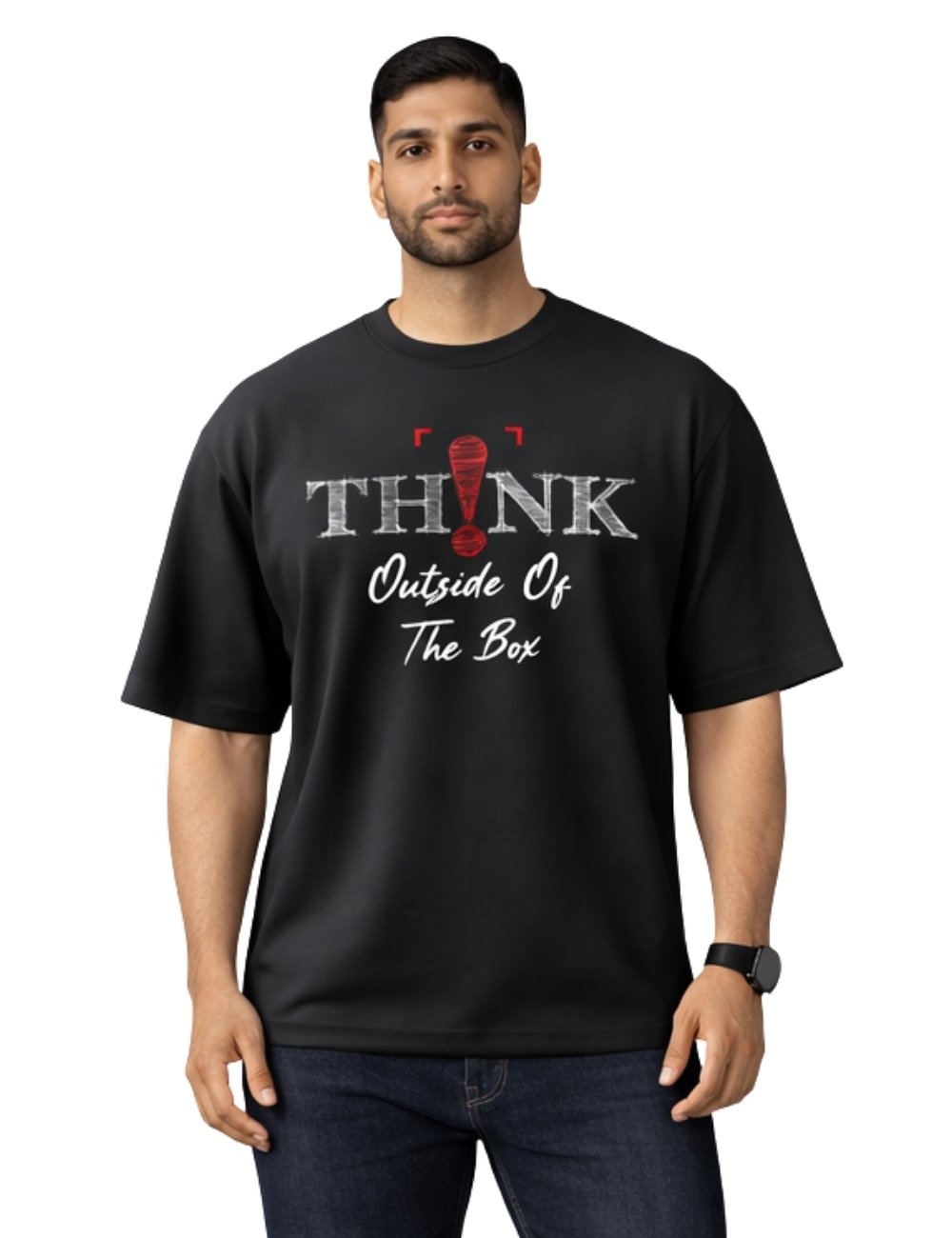 LURI Supima Cotton Unisex Oversized T-Shirt – Think Outside Edition
