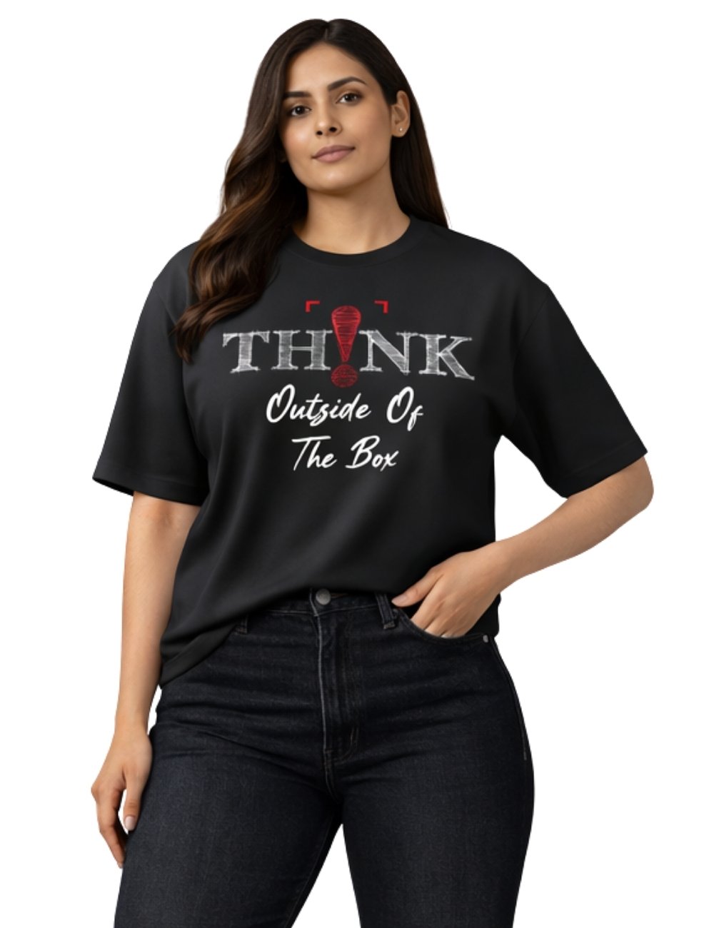 LURI Supima Cotton Unisex Oversized T-Shirt – Think Outside Edition