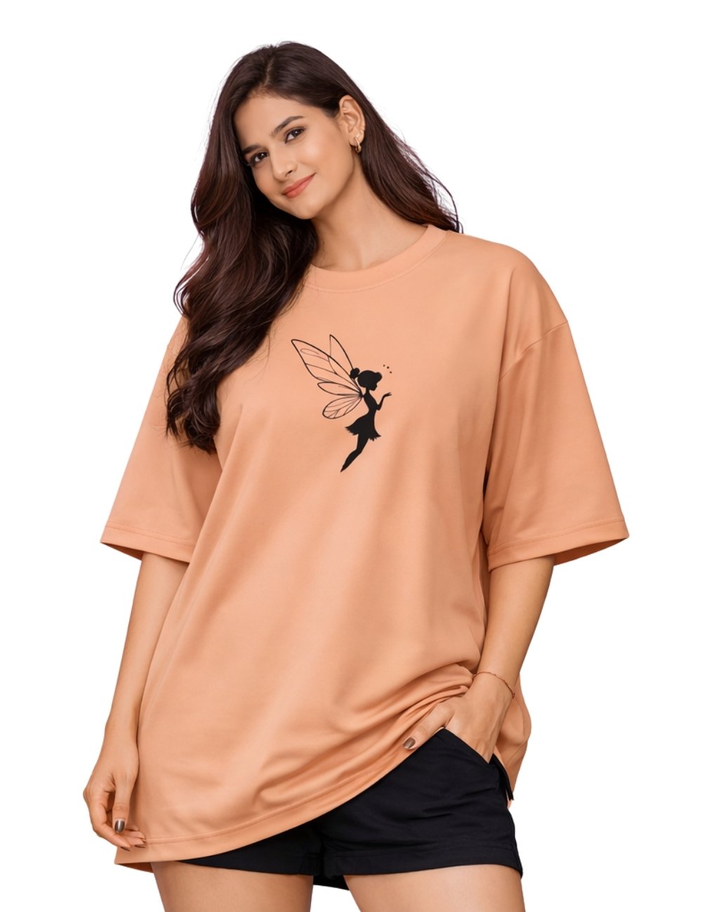 LURI Supima Cotton Unisex Oversized T-Shirt – Fairy Minimal Edition
