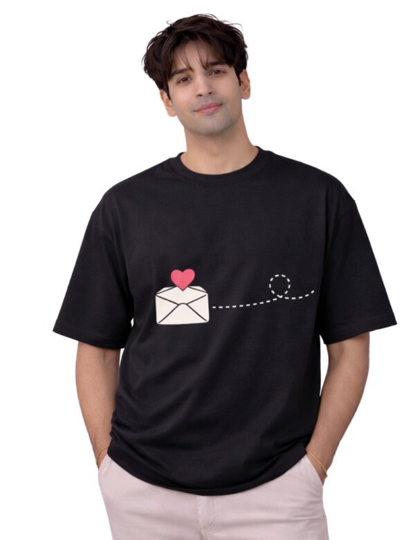 LURI Supima Cotton Unisex Oversized T-Shirt – Couple Collection 23 [Men and Women]