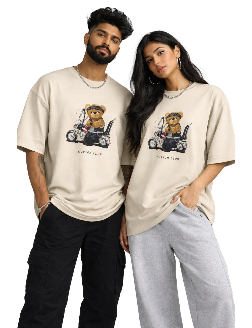 LURI Supima Cotton Unisex Oversized T-Shirt – Rebel Rider Edition