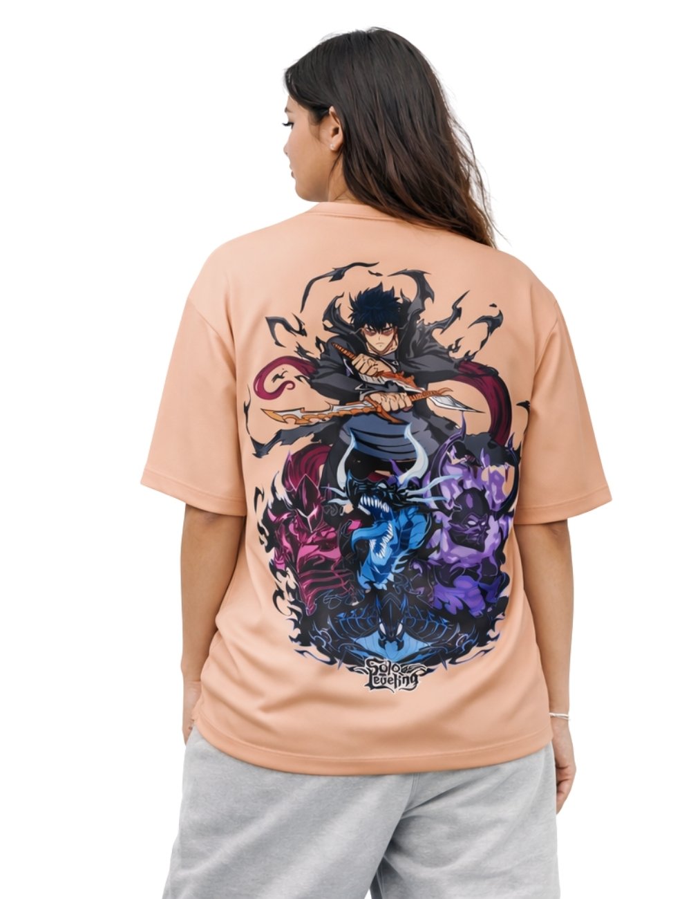 LURI Supima Cotton Unisex Oversized T-Shirt – Shadow Monarch Edition